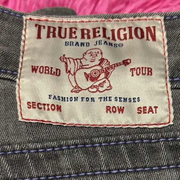 True Religion Curvy Women's Gray Skinny Jeans Women Size 34 - Picture 3 of 6